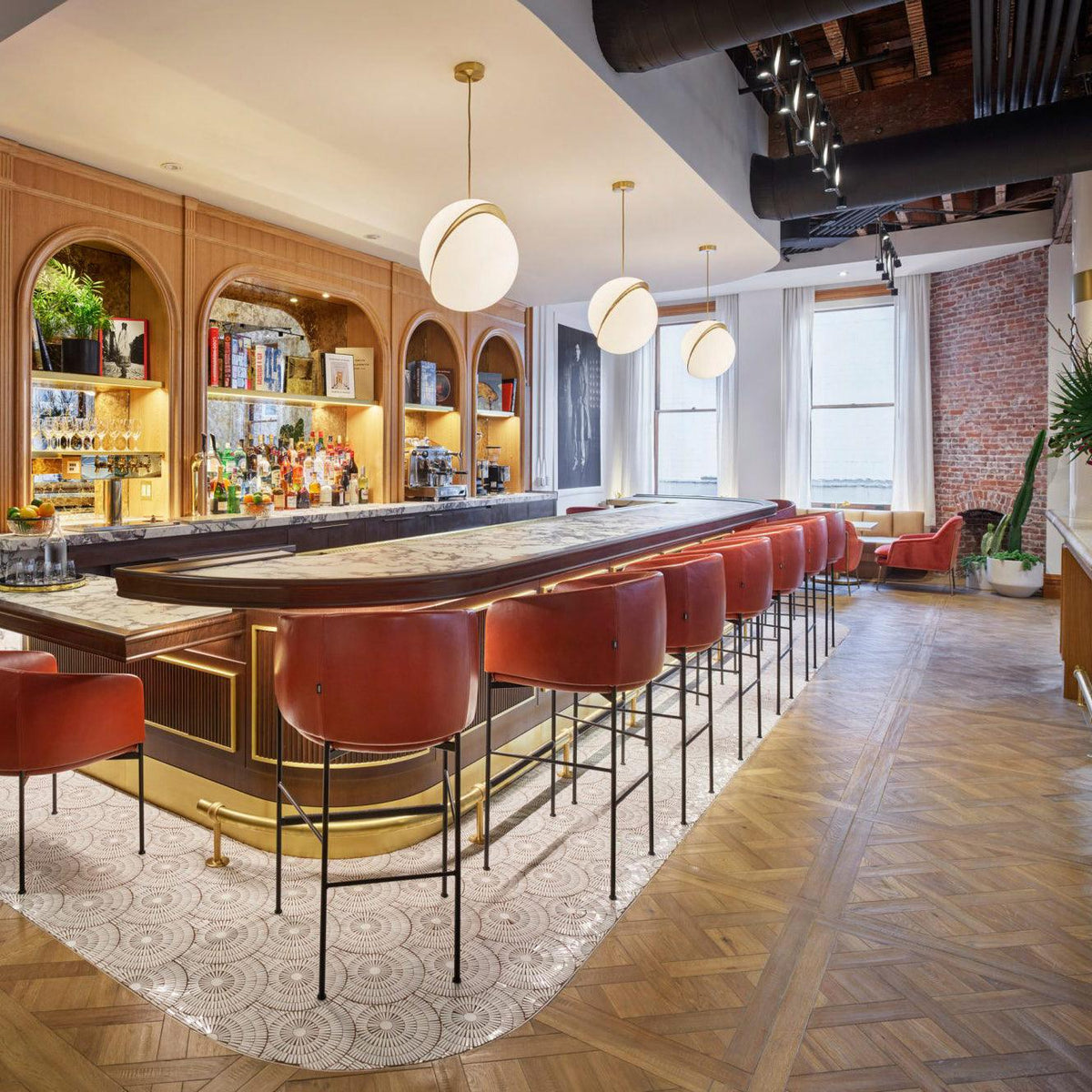 Crescent Pendant Lamp