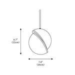 Crescent Pendant Lamp