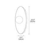 Crest Ceramic Wall Light 6.3"