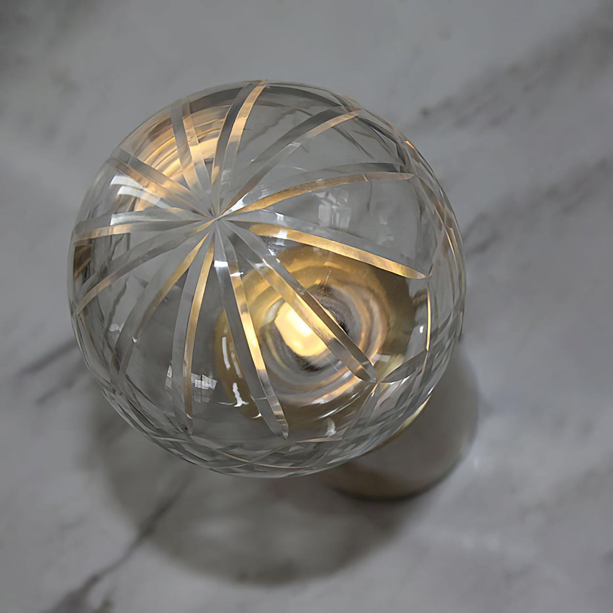 Crystal Bulb Table Lamp 3.5″