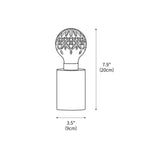 Crystal Bulb Table Lamp 3.5″