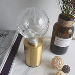 Crystal Bulb Table Lamp 3.5″