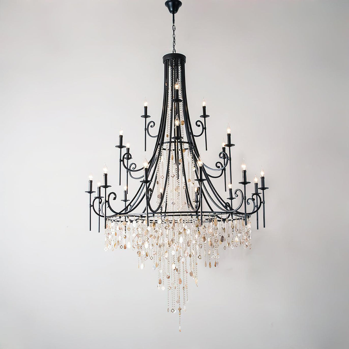 Crystal Cascade Chandelier