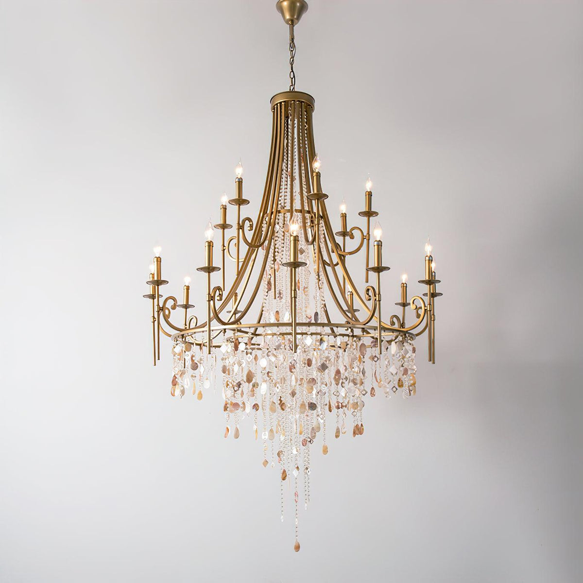 Crystal Cascade Chandelier