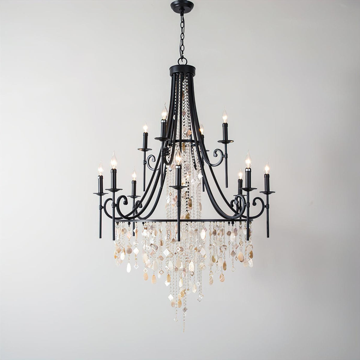 Crystal Cascade Chandelier