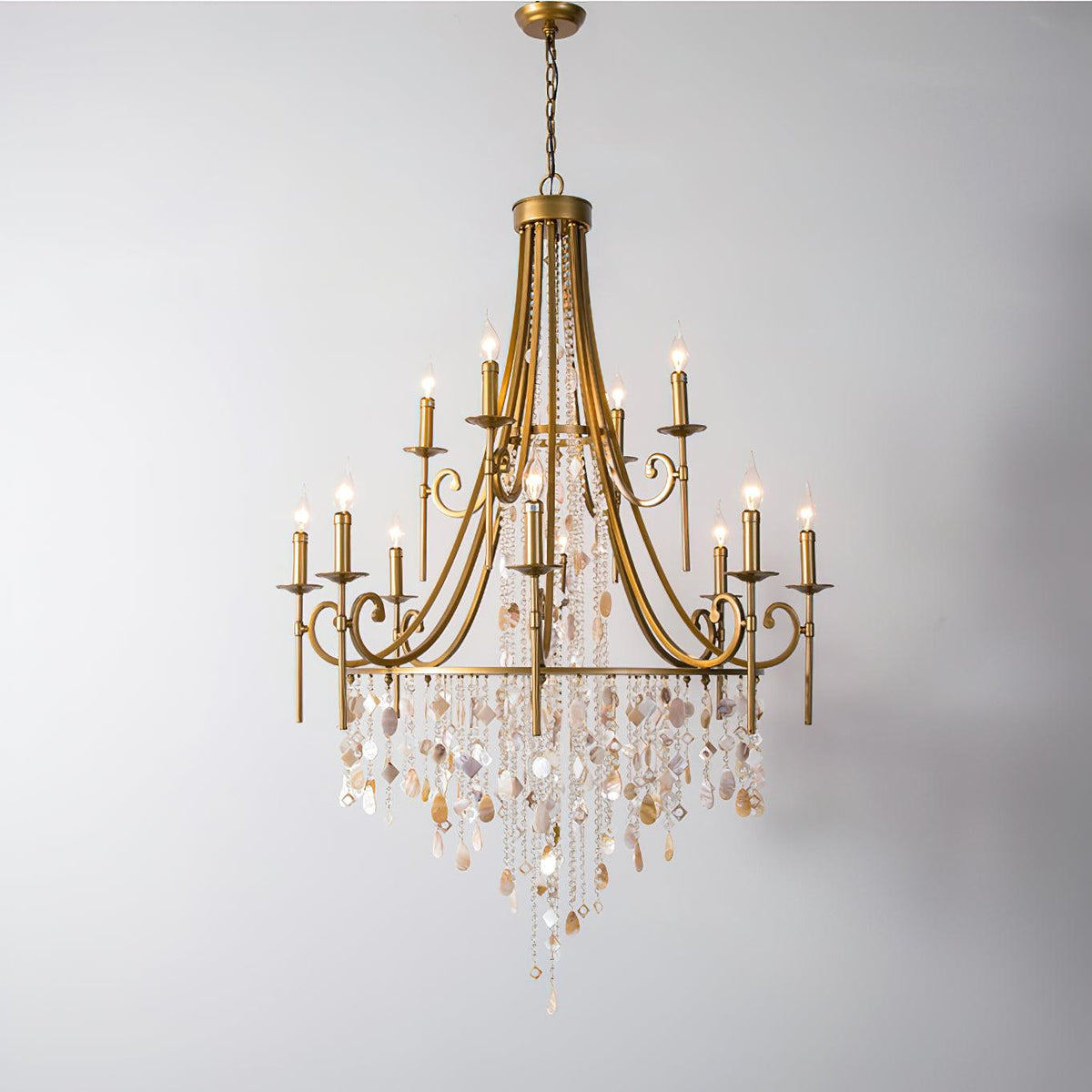Crystal Cascade Chandelier