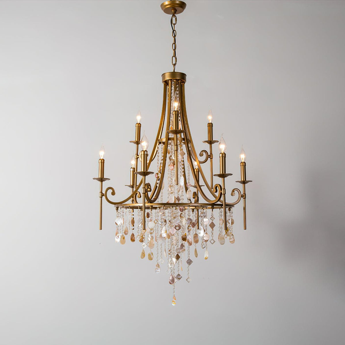 Crystal Cascade Chandelier