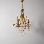 Crystal Cascade Chandelier