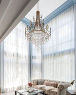 Crystal Cascade Chandelier