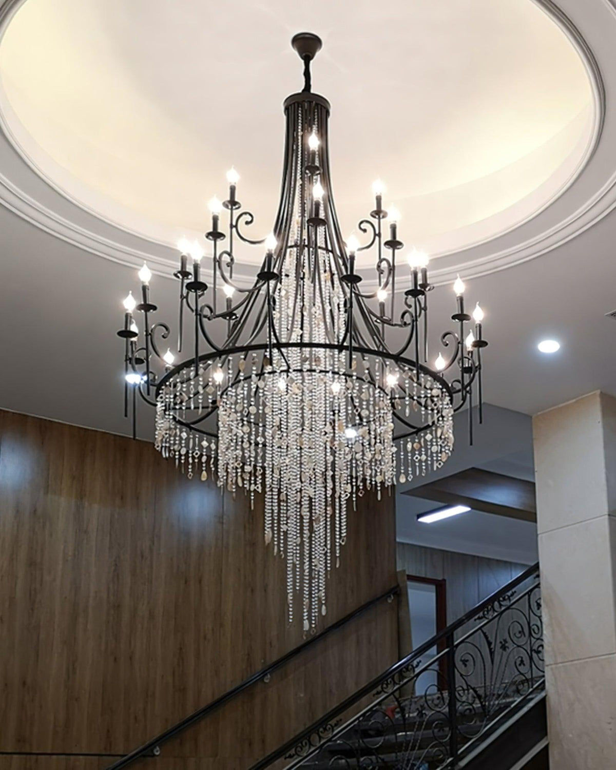 Crystal Cascade Chandelier