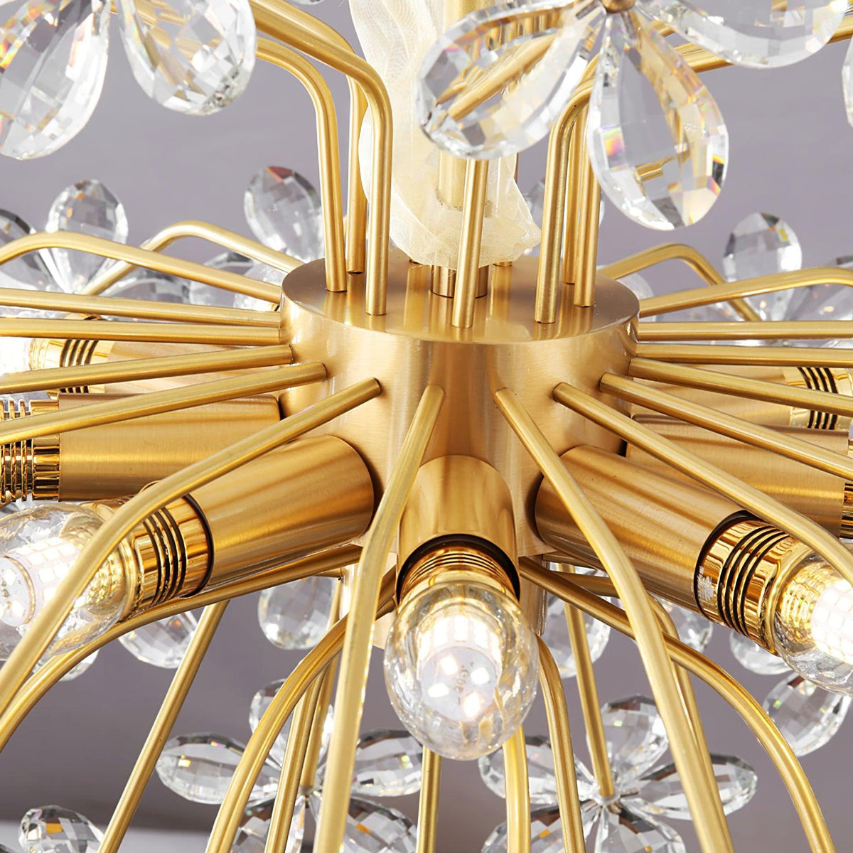 Crystal Flower Chandelier