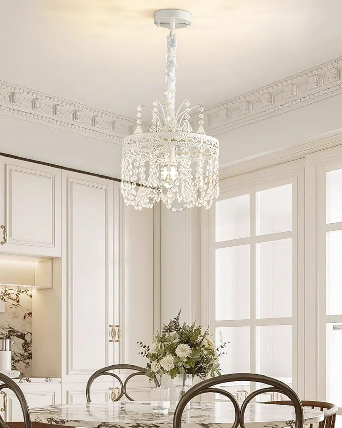 Crystal Lace Chandelier
