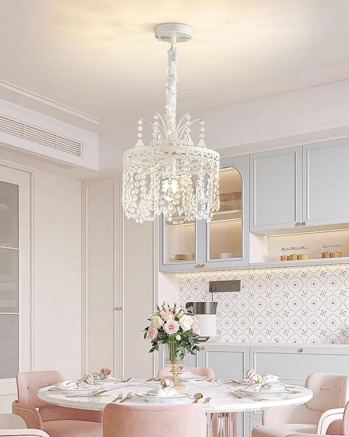 Crystal Lace Chandelier