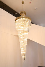 Crystal Spiral Chandelier