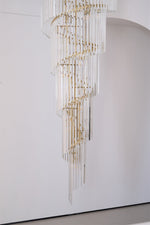 Crystal Spiral Chandelier