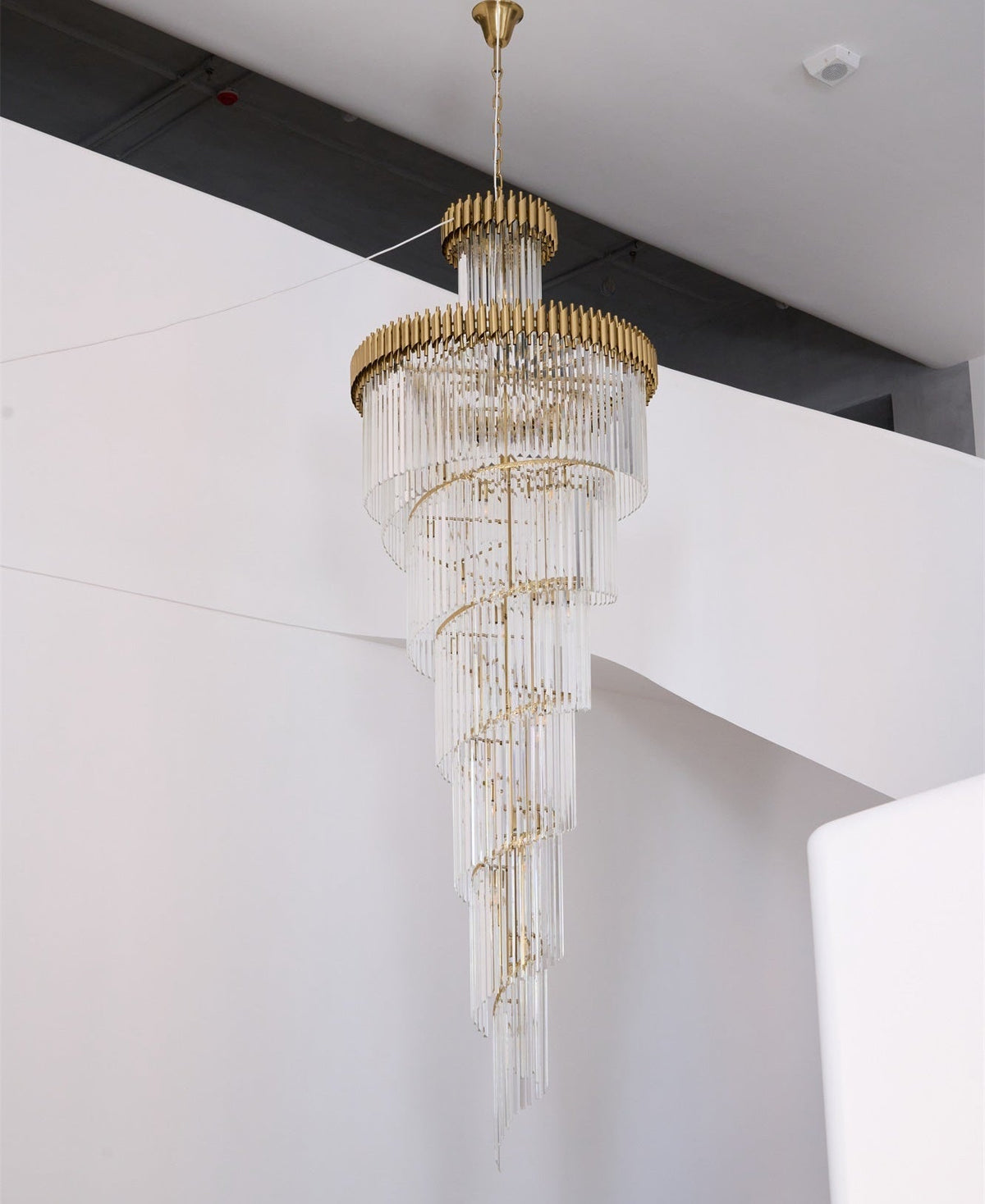 Crystal Spiral Chandelier
