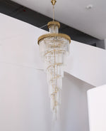 Crystal Spiral Chandelier