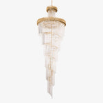Crystal Spiral Chandelier