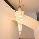 Crystal Spiral Chandelier