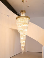 Crystal Spiral Chandelier