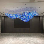 DIY Crystal Stone Chandeliers