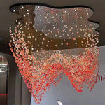 DIY Crystal Stone Chandeliers