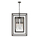 Crystorama Hollis 21 Inch 6 Light Mini Chandelier Cp106834