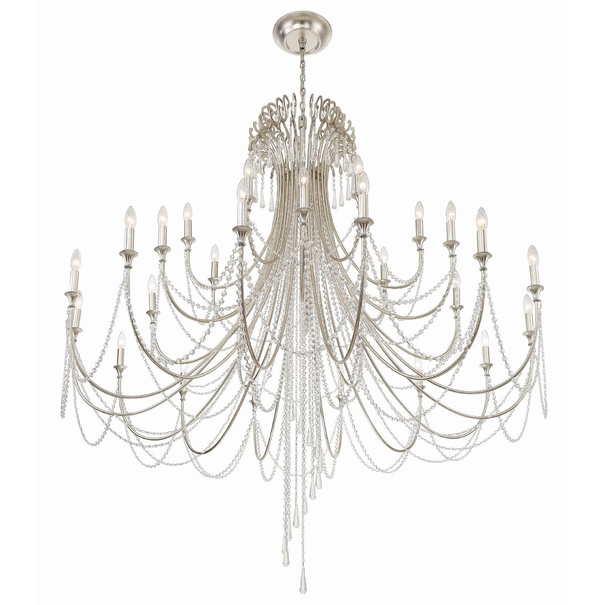 Crystorama Arcadia 61 Inch 28 Light Chandelier Cp527008