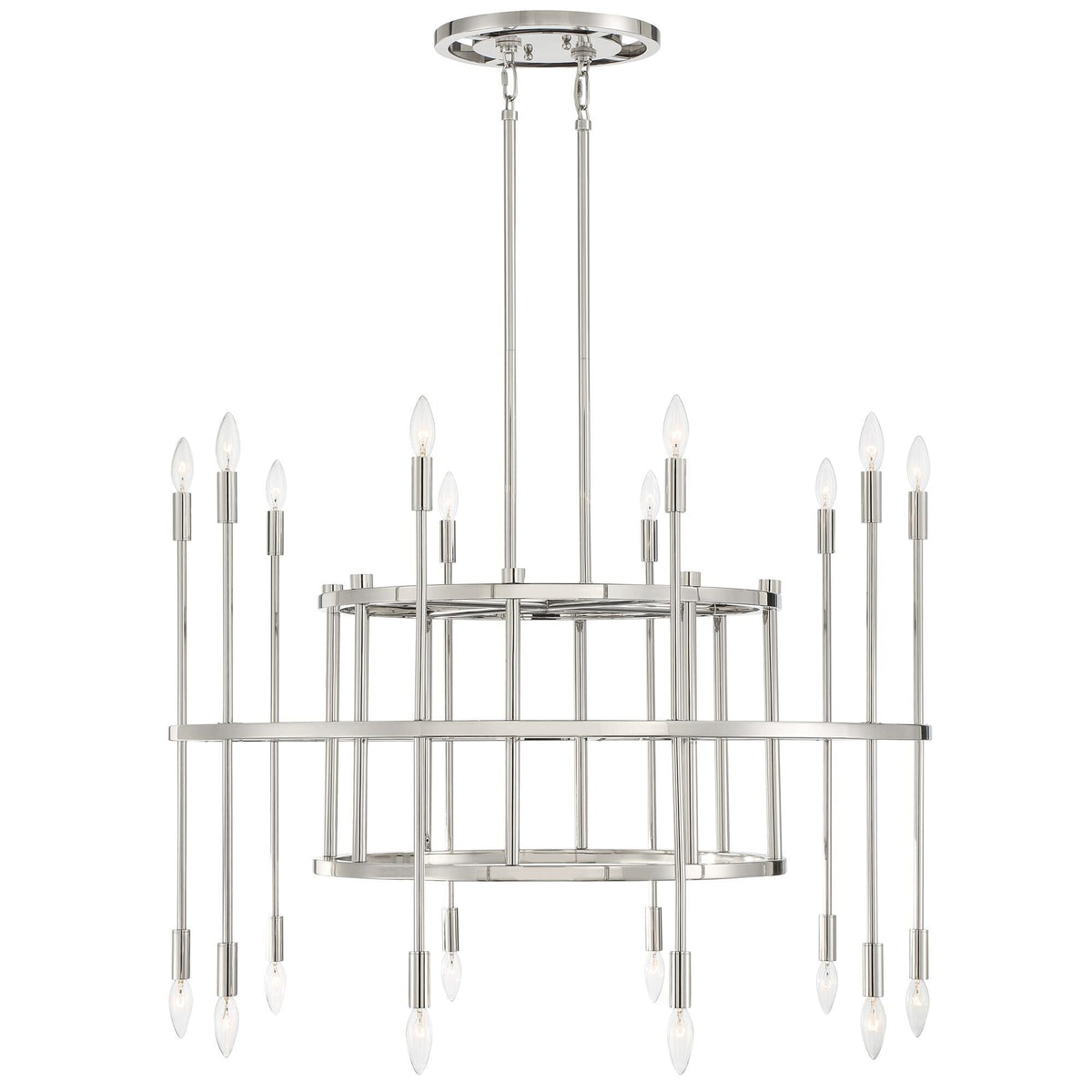 Crystorama Aries 40 Inch Chandelier Cp527000
