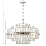 Crystorama Hayes 28 Inch 16 Light Chandelier Cp753572