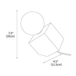 Cube Table Lamp 4.5"