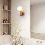 Cube Stone Wall Lamp