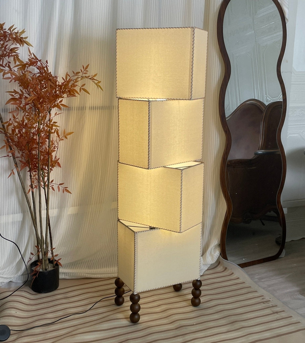 Cubia Fabric Floor Lamp