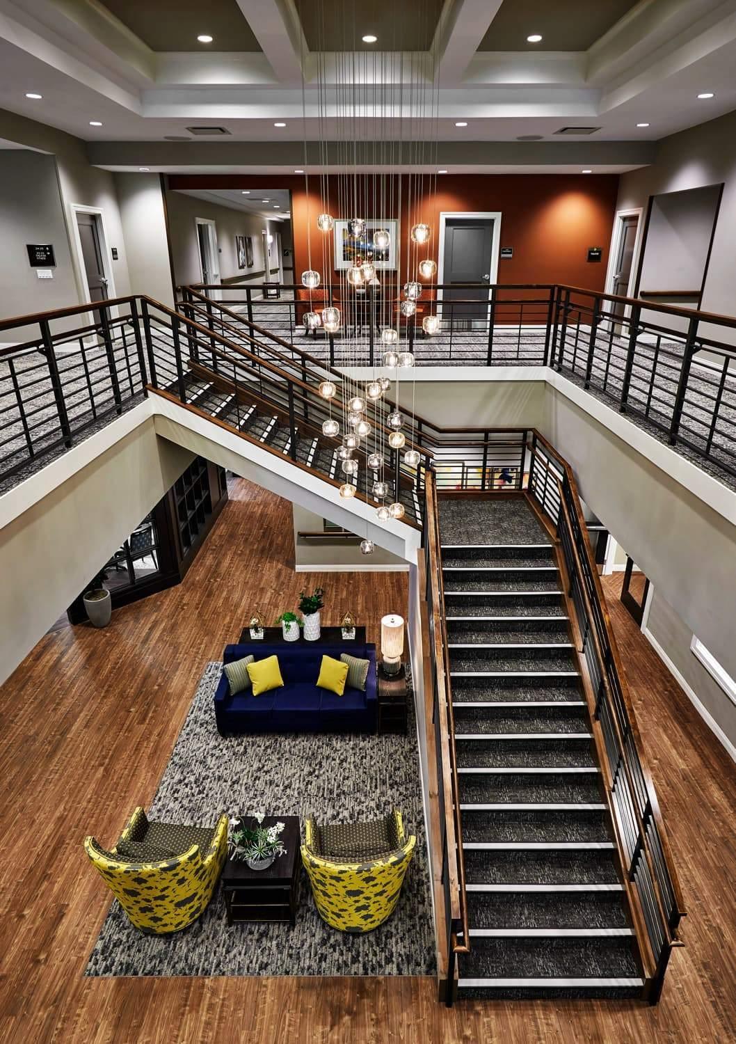 Cubie Suspension Brushed Brass Base