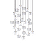 Cubie Suspension Brushed Brass Base