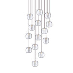 Cubie Suspension Brushed Brass Base