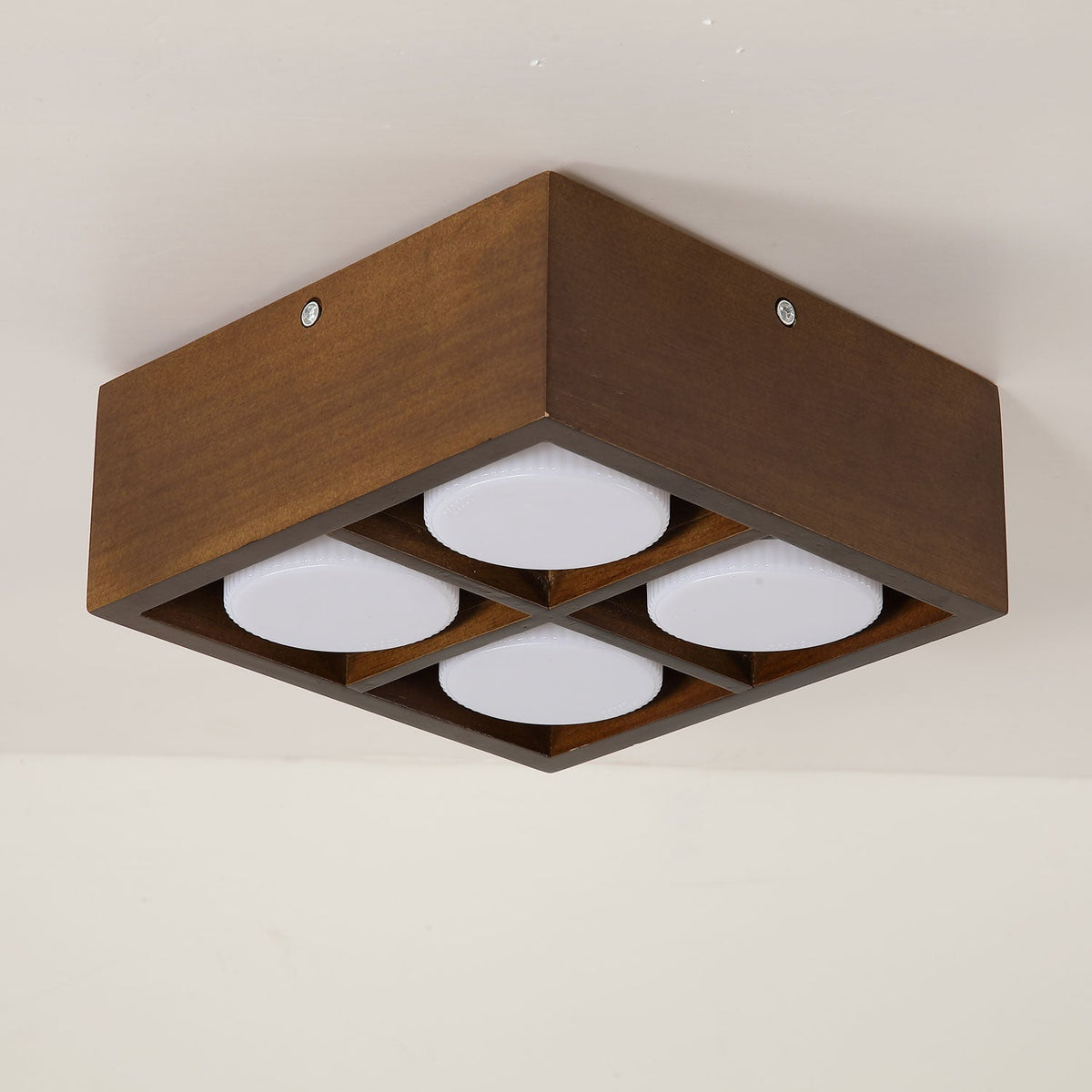 Cobra Wood Ceiling Light