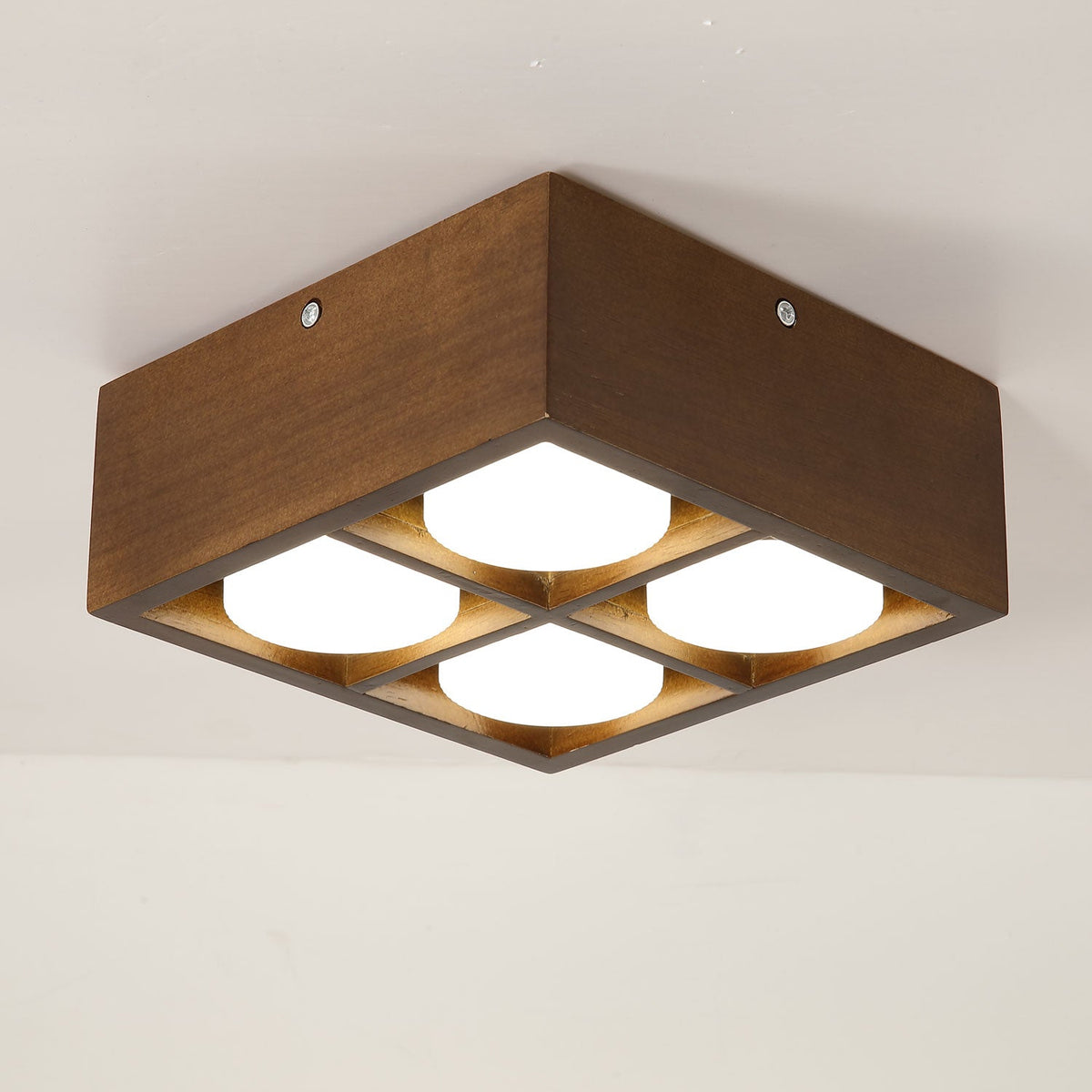 Cobra Wood Ceiling Light