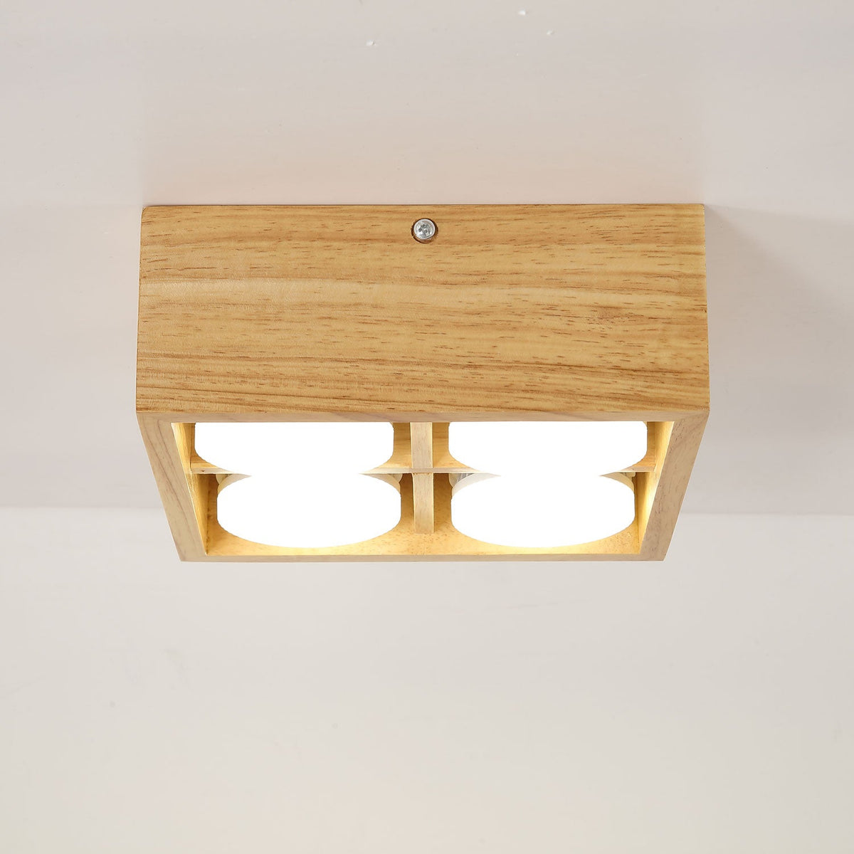 Cobra Wood Ceiling Light