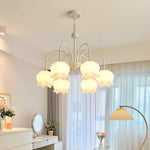 Curved Arm Bell Chandelier