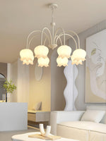 Curved Arm Bell Chandelier