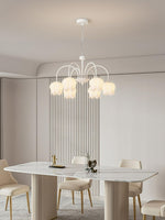 Curved Arm Bell Chandelier