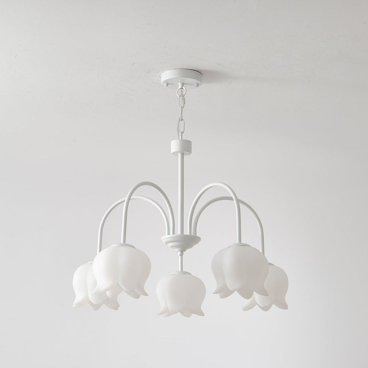 Curved Arm Bell Chandelier