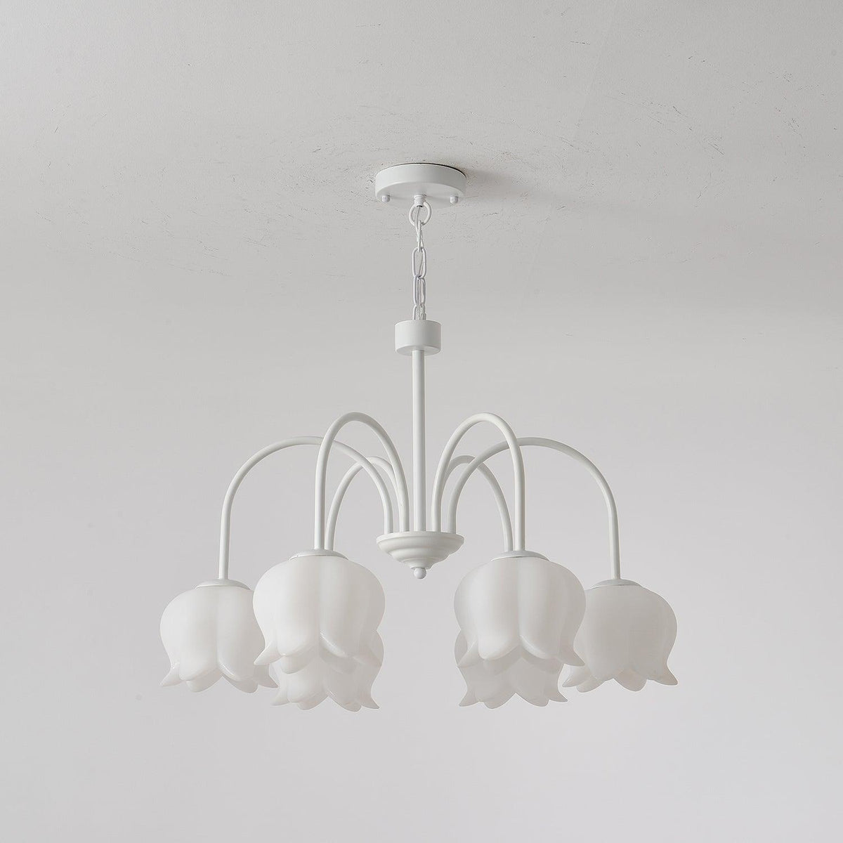 Curved Arm Bell Chandelier