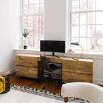 Curvilinear Mid-Century Table Lamp 18.1"