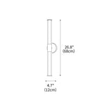 Cylinder Glow Wall Light 4.7"