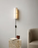 Cylinder Fabric Plug-in Wall Lamp