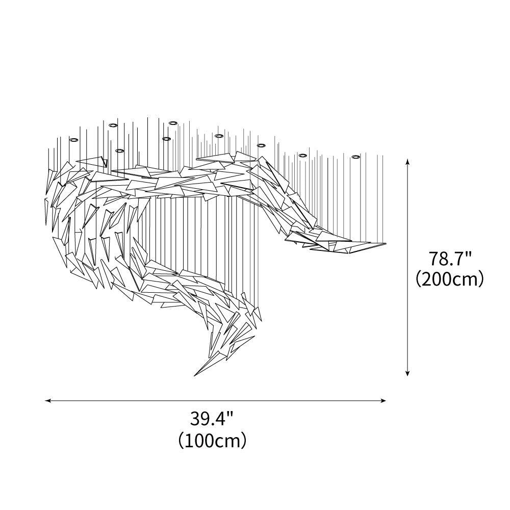 DIY Breeze Chandelier