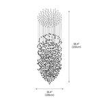 DIY Crystal Stone Chandeliers