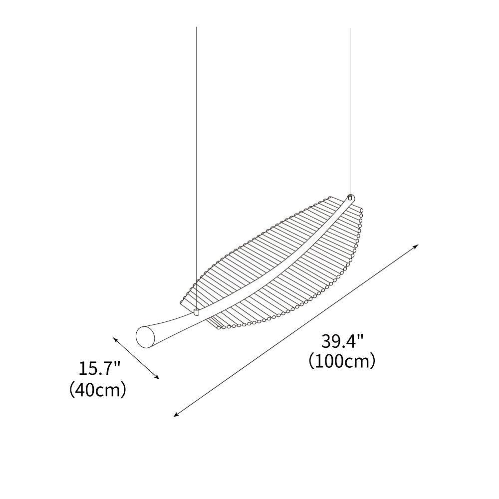 DIY Leaf LED Chandelier
